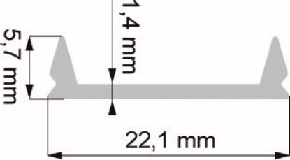 Obrázek Plotová záslepka sloupku 40x40
