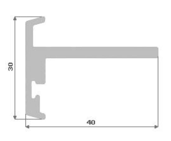 Obrázek Al profil - T klapačka