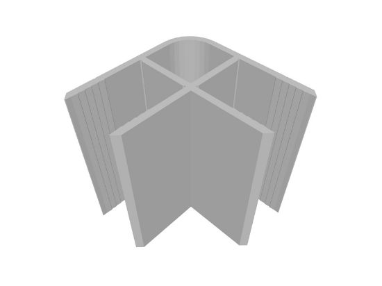 Obrázek Rohový profil  pro desky tl.25mm stříbrný elox 