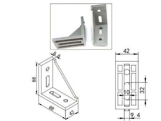 Obrázek Rohovník 42x88mm K45