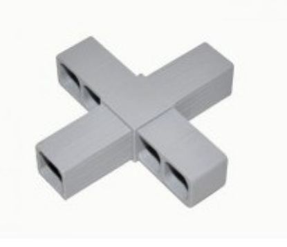 Obrázek Plast. spojka pro J15x15x1  KŘÍŽ