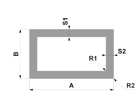 Obrázek Hliníkový jekl 80x40x2