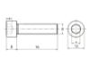 Obrázek Šroub válcová hlava M8x16