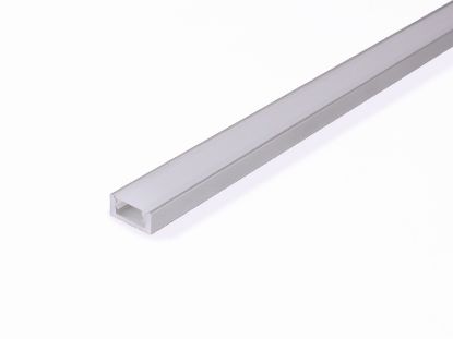 Obrázek LED profil standardní s difuzorem mléčný 2m